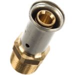 Муфта-пресс HENCO латунь, НР16x1/2, 17P-1604 (артикул 16127814) – фото 1