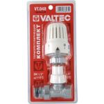 Прямой клапан с термостатической головкой для радиатора 1/2 Valtec VT.048.N.04 (артикул 15637705) – фото 1