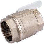Шаровой кран STI Ду50 Ру25 муфтовый (муфта-муфта) рычаг D160-02821 (артикул 20531800) – фото 1