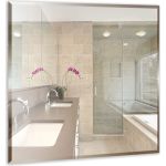 Зеркало mixline Квадрат 530х530 без полки, с фацетом 525418 (артикул 16619408) – фото 1