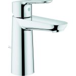 Смеситель для раковины Grohe BauEdge со сливным гарнитуром, M-Size 23758000 (артикул 16260397) – фото 1