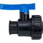 Шаровой компрессионный кран ПОЛИТЭК ВР/ВР 1/2x1/2 ТПК-АКВА, 551221212 (артикул 24343617) – фото 1