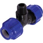 Тройник наружная резьба CN-TB ПНД 20х3/4"х20 TEBO 017031303 (артикул 23818671) – фото 1