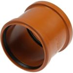 Муфта РемоКолор наружная канализация, рыжая, 110 мм 141-591 (артикул 21433036) – фото 1