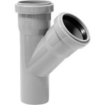Тройник VALFEX 45 градусов, 40-40, внутренняя канализация 22040040 (артикул 21203068) – фото 1
