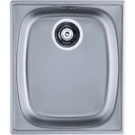 Мойка ALVEUS BASIC 10 NAT-90 380х440 мм, 1X в комплекте с сифоном 1102384 1082195 (артикул 16203251) – фото 1