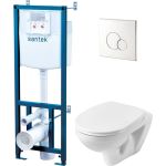 Унитаз Santek БОРЕАЛЬ ПЭК подвесной, с сиденьем soft close 1.WH50.1.544, 00000067921 (артикул 16037431) – фото 1