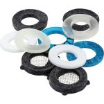 Набор сантехнических прокладок MasterProf 1/2"", 10 шт, резина, пвх, фоторопласт, паронит ИС.131876 (артикул 27413244) – фото 1