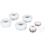 Универсальный монтажный комплект для подключения радиатора STOUT Sku-0111-000112 1/2" ral 9016 RG0090LD6D89UD (артикул 26458814) – фото 1