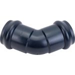 Отвод AQUAVIVA НПВХ напорный двухраструбный 110x45 AQV103110 26510 (артикул 25099185) – фото 1