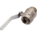 Шаровой кран STI Ду40 Ру25 муфтовый (муфта-штуцер) рычаг D160-02820 (артикул 20533810) – фото 1