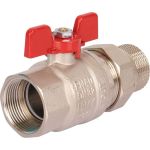 Шаровой полнопроходной кран STOUT с американкой ВР/НР 1 1/4 SVB-1007-000032 (артикул 16105769) – фото 1