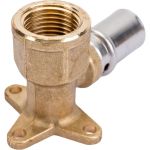 Настенный короткий угольник с креплением STOUT 1/2х16 SFP-0018-001216 (артикул 16053069) – фото 1