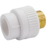 Комбинированная муфта Blue Ocean полипропиленовая, НР - 25x3/4 PPRF/EA(W)-25х3/4"" (артикул 16572380) – фото 1