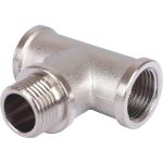 Тройник STOUT Sft-0065-121212 внв никелированный 1/2"x1/2"x1/2" RG008T5ORUNSO3 (артикул 26459199) – фото 1