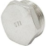 STI Заглушка латуннаяДу20 (3/4") Ру16 наружная резьба никелированная D270-00248 (артикул 20534224) – фото 1