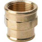 Муфта Viega ВВ, 1"", 3/4"", бронза RX, переходная 266356 (артикул 16338844) – фото 1