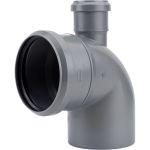 Отвод SINIKON с фронтальным патрубком (выход вверх) ПП D 110x50x87 551001.R (артикул 25436415) – фото 1