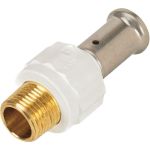 Муфта HENCO НР, ПВДФ пресс, белая, 20x1/2"" 17PKW-2004 (артикул 16844179) – фото 1
