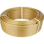 Труба из сшитого полиэтилена ESSAN СТ GOLD EVOH PEX-b 16x2.2, золотой, 100 м ГОСТ32415-2013 13021994 (артикул 24890379) – фото 1