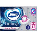 Туалетная бумага ZEWA Deluxe 3-х слойная, 12 рулонов, 12x18 м, белая 144029 113844 (артикул 23897529) – фото 1