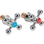 Кран-букса с маховиком mixline 1/2 керамическая 8х24, крест ML07 блистер, пара 526766 (артикул 16624028) – фото 1