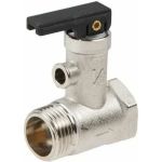 Предохранительный клапан AV Engineering для бойлера с ручкой спуска 1/2 AVE3671212 (артикул 22938585) – фото 1