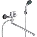 Смеситель для ванны Veragio TRIUMPH монокомандный, с изливом L40 см и ручным душем хром VR.TRM-2705.CR (артикул 16226920) – фото 1