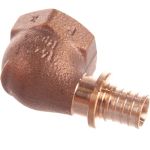 Угольник-переходник Rehau RX+ В, 16, 3/4"", бронза 14563541001 (артикул 16048568) – фото 1