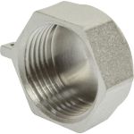 Заглушка VRT 1/2"", внутренняя, с контрольным отверстием, никель 1910-000015 503080 (артикул 16531513) – фото 1