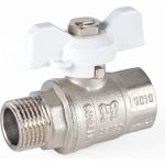 Шаровой кран PROFACTOR PF STANDARD в/н бабочка 1/2 дюйма PF FBV 303 (артикул 19786216) – фото 1
