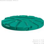 Крышка колодца POLIMER GROUP Роса - 2 цвет зелёный DK2S2 (артикул 26750876) – фото 1