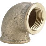 Угол Viega, 90, ВВ, 3/4"", 1/2"", бронза RX 320669 (артикул 16339335) – фото 1