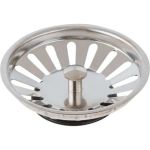 Выпуск-пробка для сифона AV Engineering 3 1/2 решетка, нержавеющая сталь AVE129702 (артикул 22938327) – фото 1