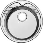 Мойка IDDIS Suno S, нерж. сталь, шелк, D510, ID SUN51S0i77 (артикул 15746698) – фото 1