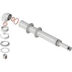 Комплект дымохода ROMMER антилед универсальный 60/100 - 1000 мм RCA-6010-251000 RG0091CSP6DRQ0 (артикул 25897481) – фото 1