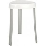 Стул для ванной PRIMANOVA 25x29x45 см, белый, с алюминиевыми ножками, нагрузка - 120 кг M-KV17-01 (артикул 22419465) – фото 1