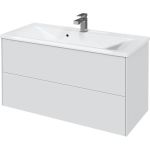 Подвесная тумба под умывальник Toppus Silk 100 premier, белый матовый 9711.003 (артикул 26166617) – фото 1
