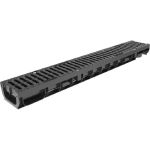 Водоотводный пластиковый лоток Gidrolica pro dn100, с полиамидной решеткой, класс с250 08059pro (артикул 26201459) – фото 1