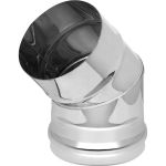 Колено (120 мм; AISI 430-0.5мм; 2 секции; 45град.) Везувий А-27221 (артикул 16295705) – фото 1