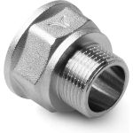 Латунный переход PRO AQUA Н/В резьбовой 1/2 x 1 08-M15-F25x (артикул 15911023) – фото 1