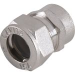 Муфта Lavita труба-вн. резьба усиленная V/S F 15х1/2 HP, НИКЕЛ V/S (F) 151/2"" HP, НИКЕЛ (артикул 16304189) – фото 1