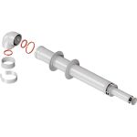 Комплект дымохода ROMMER антилед 60/100 - 1220мм хомут в комплекте RCA-6010-211220 RG0091CSP6FNI9 (артикул 25897565) – фото 1