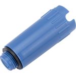 Заглушка для фитингов HENCO ВР, 1/2"", 80 мм, синяя PLUG04-B80 (артикул 16844736) – фото 1
