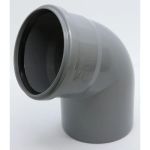 Отвод Flextron D 110 мм 67 градусов для внутренней канализации 148007 (артикул 25683009) – фото 1