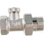 Настроечный прямой клапан для радиатора LAMMIN 3/4" LM21048000020 (артикул 16237650) – фото 1