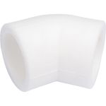Угольник MeerPlast PP-RC белый Дн25 Ру25 45гр под пайку D200-00970 (артикул 20531776) – фото 1