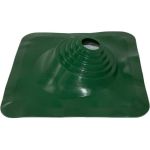 Кровельная угловая проходка Borge №1 (d=75-200, 420x420mm, RAL 6005 зеленый), силикон 01.214.04.04.01.000.6005 (артикул 25534563) – фото 1
