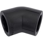 Угол Blue Ocean полипропиленовый 25x45 градусов UV-pro с защитой от ультрафиолета черный PPRF/45E-UV(Bk)-25 (артикул 25068357) – фото 1