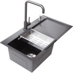 Мойка с дозатором AVINA 7848 L black (артикул 26203127) – фото 1